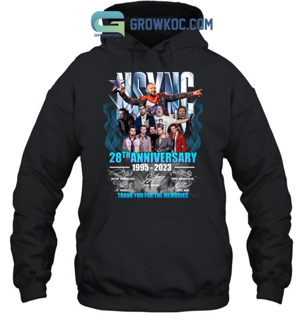 NSYNC 28th Anniversary 1995 2023 Memories Shirt