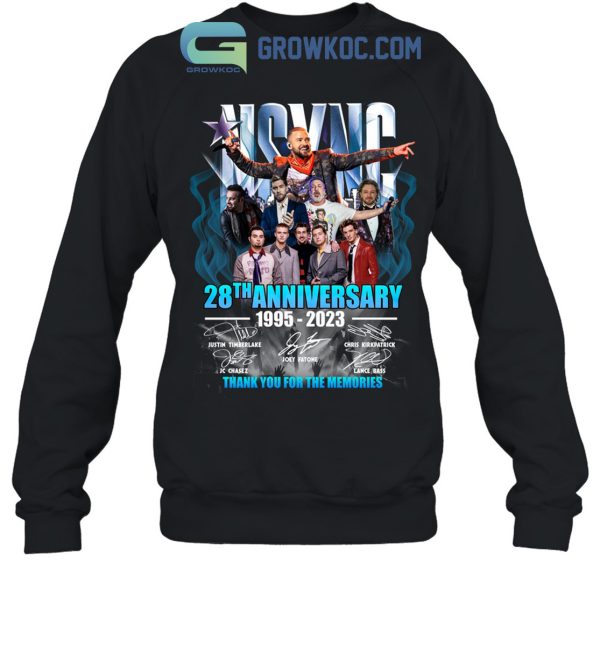 NSYNC 28th Anniversary 1995 2023 Memories Shirt