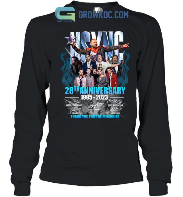 NSYNC 28th Anniversary 1995 2023 Memories Shirt