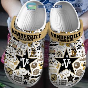 Nashville Vanderbilt Commodores Anchor Down Clogs Crocs