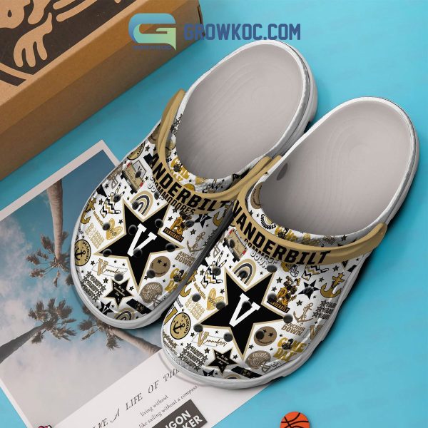 Nashville Vanderbilt Commodores Anchor Down Clogs Crocs