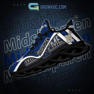 Navy Midshipmen NCAA Clunky Sneakers Max Soul Shoes
