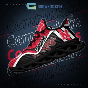 Nebraska Cornhuskers NCAA Clunky Sneakers Max Soul Shoes