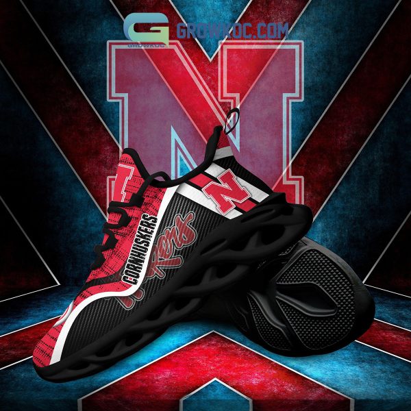 Nebraska Cornhuskers NCAA Clunky Sneakers Max Soul Shoes