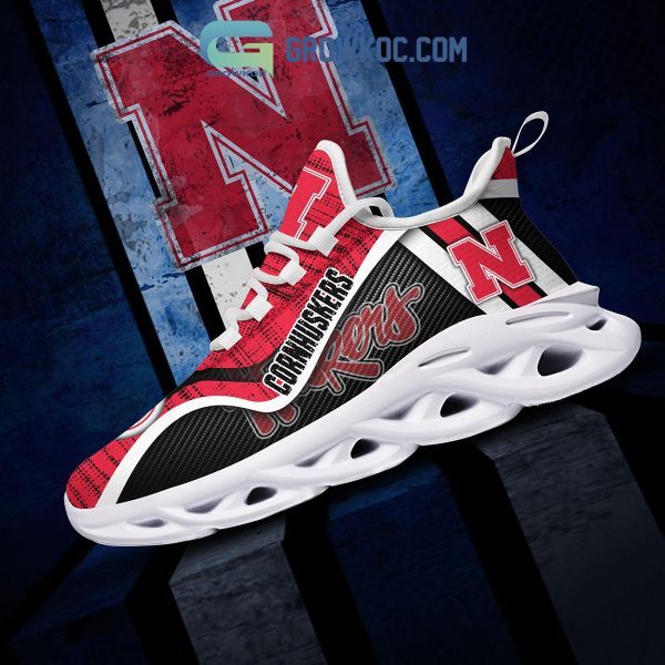 Nebraska Cornhuskers NCAA Clunky Sneakers Max Soul Shoes