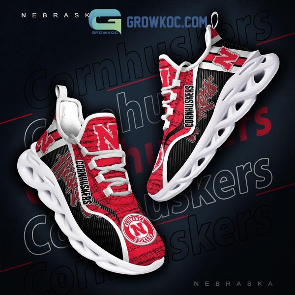 Nebraska Cornhuskers NCAA Clunky Sneakers Max Soul Shoes