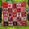 NORTH CAROLINA TAR HEELS NCAA Collection Design Fleece Blanket Quilt