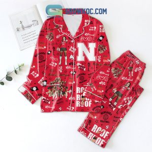 Nebraska Cornhuskers Volleyball I Bleed Red Pajamas Set