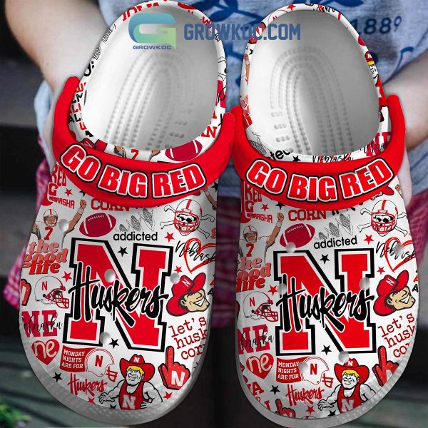 Nebraska Huskers Go Big Red The Good Life Clogs Crocs