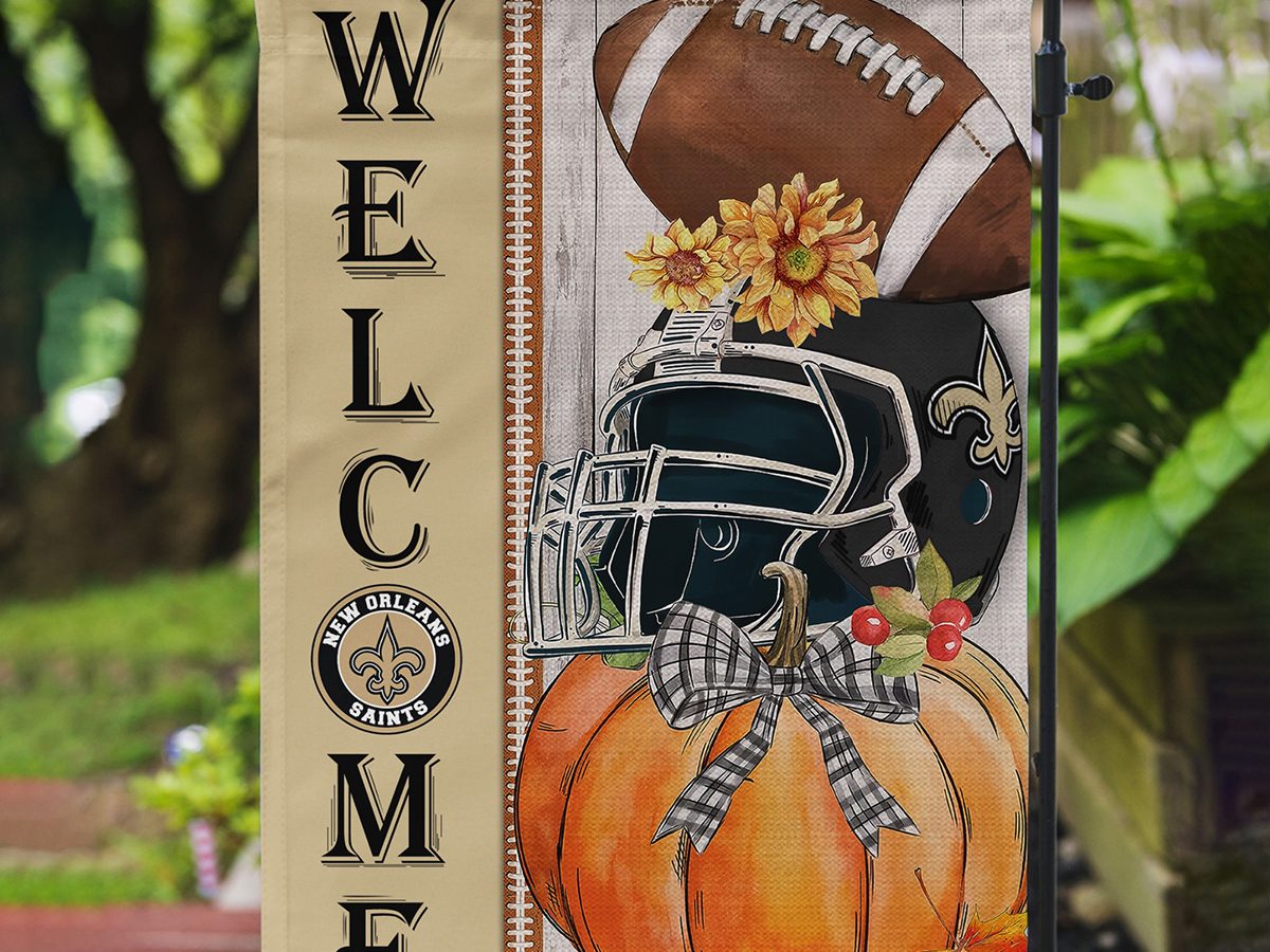 NFL Team Color Welcome Sign New Orleans Saints