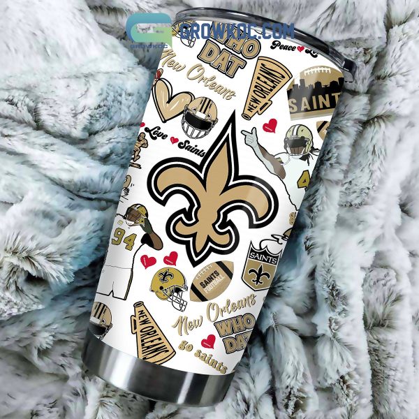 New Orleans Saints Who Dat Tumbler