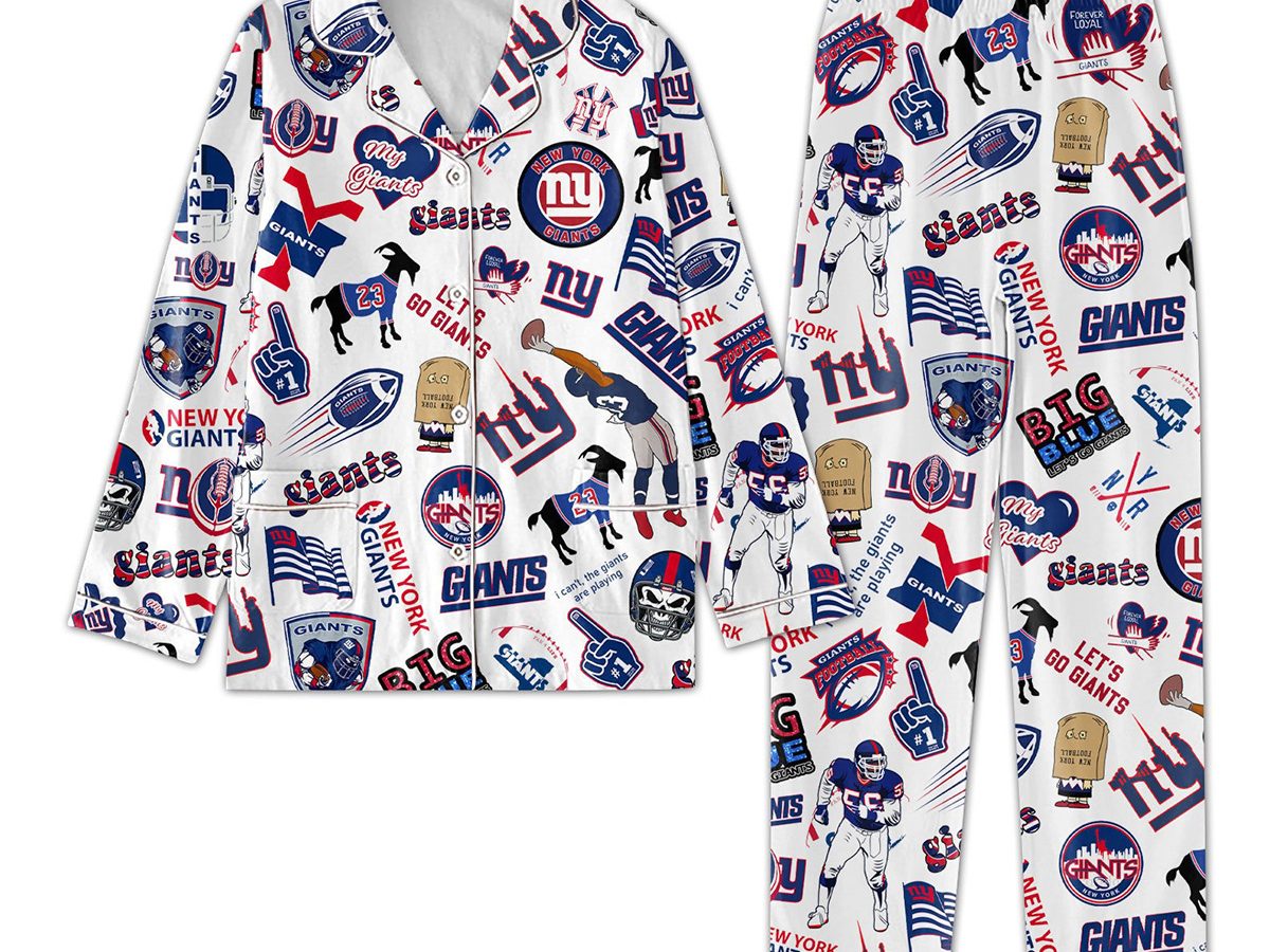 Ny giants christmas pajamas hot sale