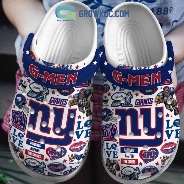 New York Giants G Men Sundays Are For The Giants Clogs Crocs