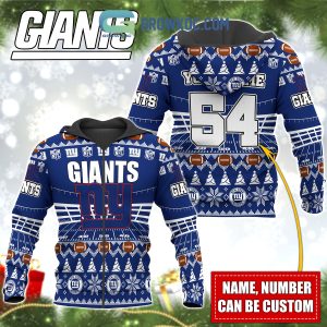 New York Giants Big Blue Let's Go Giants Pajamas Set - Growkoc