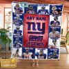 New York Jets NFL Legends In History Fleece Blanket Quilt