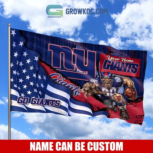 New York Giants NFL Mascot Slogan American House Garden Flag