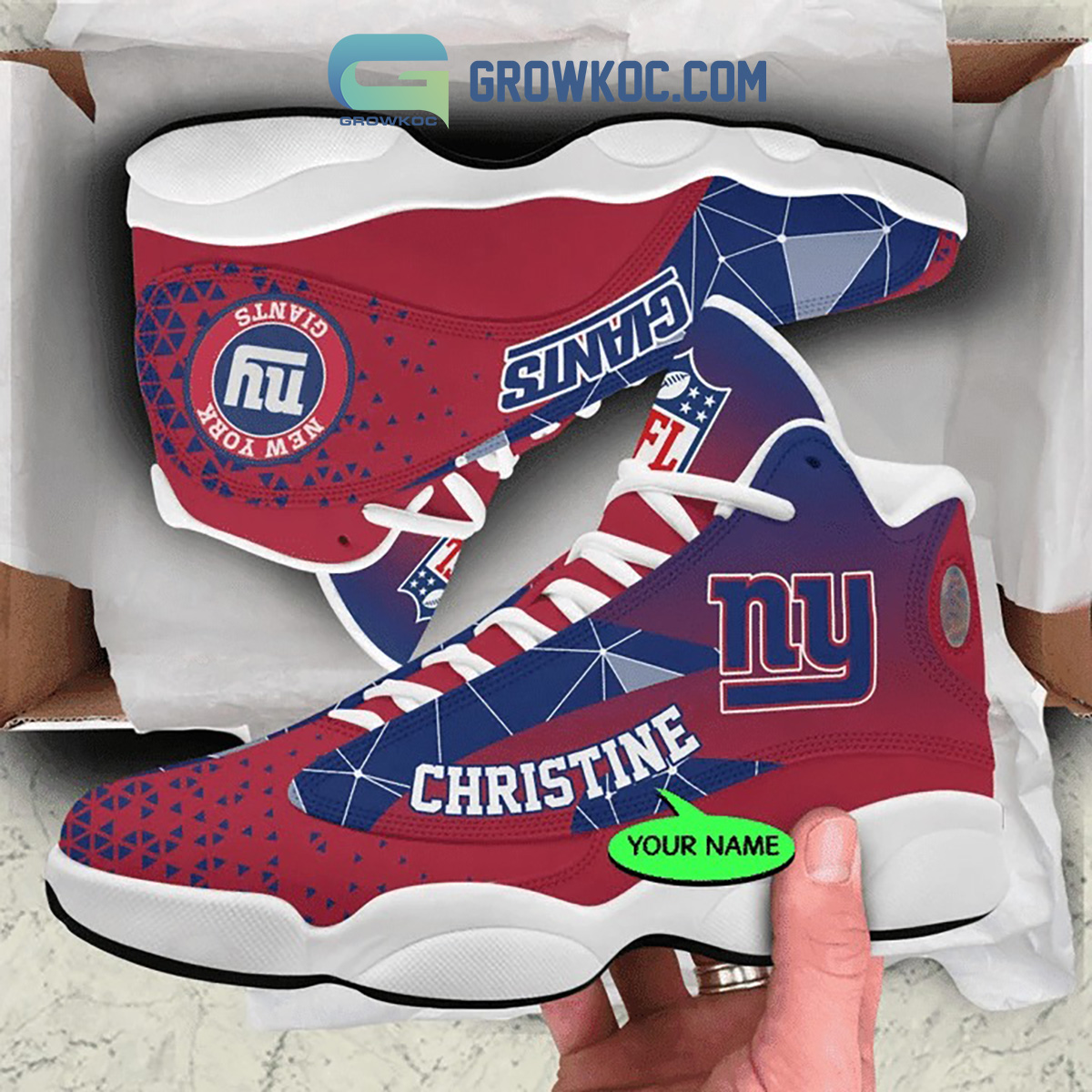 New York Knicks NBA Personalized Air Jordan 1 Shoes - Growkoc