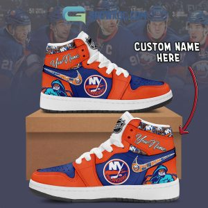 New York Islanders NHL Personalized Air Jordan 1 Shoes