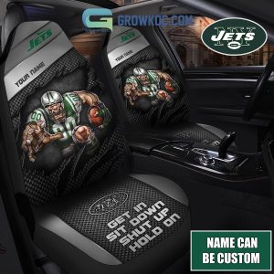New York Jets NFL Mascot Get In Sit Down Shut Up Hold On Personalized Car Seat Covers