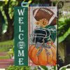 Philadelphia Eagles NFL Welcome Fall Pumpkin Personalized House Garden Flag