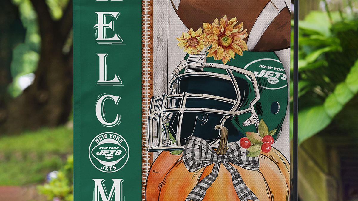 Fear The New York Jets NFL House Garden Flag - Growkoc