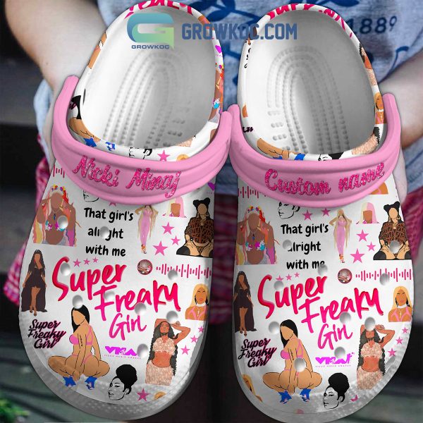 Nicki  Minaj  Super  Freaky  Girl  That  Girl’s  Alright  With  Me  Personalized  Clogs  Crocs