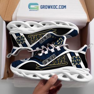 Notre Dame Fighting Irish NCAA Clunky Sneakers Max Soul Shoes