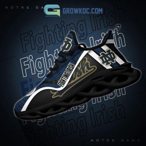 Notre Dame Fighting Irish NCAA Clunky Sneakers Max Soul Shoes