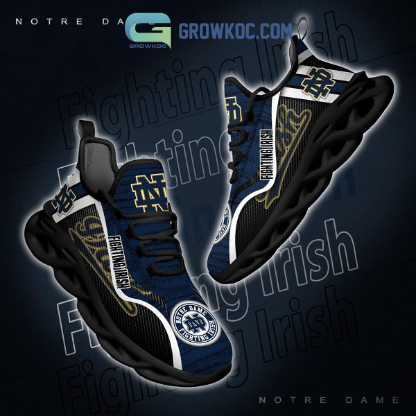 Notre Dame Fighting Irish NCAA Clunky Sneakers Max Soul Shoes