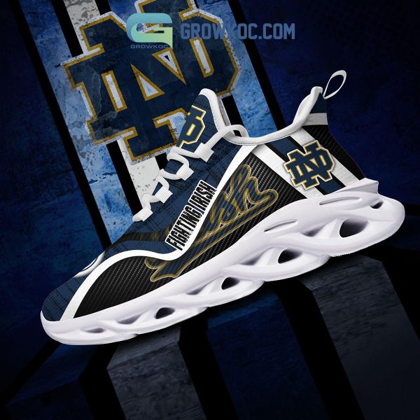 Notre Dame Fighting Irish NCAA Clunky Sneakers Max Soul Shoes