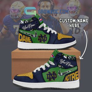 Notre Dame Fighting Irish NCAA Personalized Air Jordan 1 Shoes