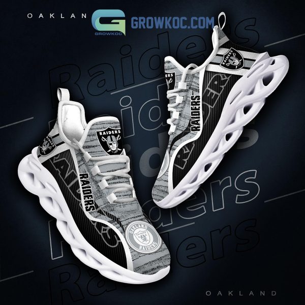 Oakland Raiders NFL Clunky Sneakers Max Soul Shoes
