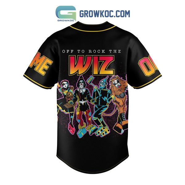 Off To Rock The Wiz Personalized Baseball Jersey