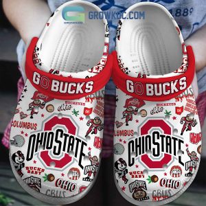 Ohio State Buckeyes Go Bucks Clogs Crocs