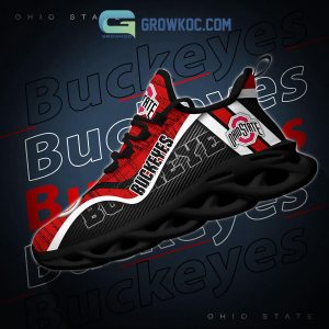 Ohio State Buckeyes NCAA Clunky Sneakers Max Soul Shoes