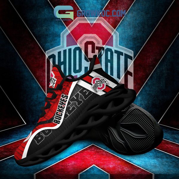 Ohio State Buckeyes NCAA Clunky Sneakers Max Soul Shoes