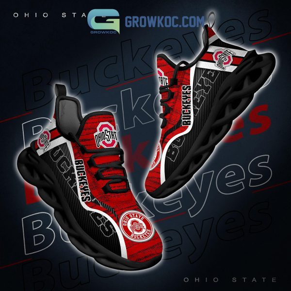 Ohio State Buckeyes NCAA Clunky Sneakers Max Soul Shoes