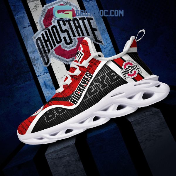 Ohio State Buckeyes NCAA Clunky Sneakers Max Soul Shoes