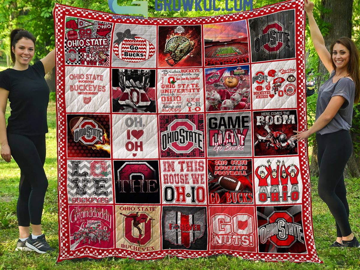 University of Ohio State Buckeyes Blanket Gifts for NCAA Fans 001