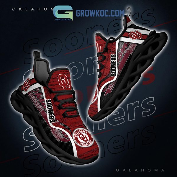 Oklahoma Sooners NCAA Clunky Sneakers Max Soul Shoes