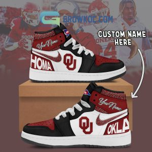 Oklahoma Sooners NCAA Personalized Air Jordan 1 Shoes