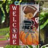 Oklahoma State Cowboys NCAA Welcome Fall Pumpkin House Garden Flag