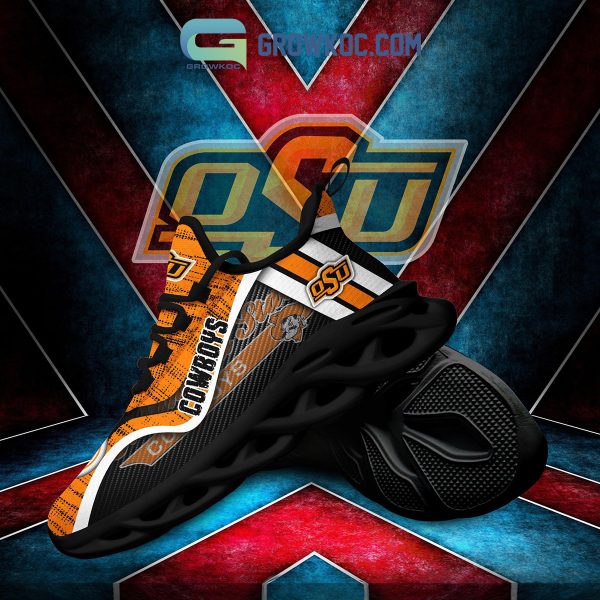 Oklahoma State Cowboys NCAA Clunky Sneakers Max Soul Shoes