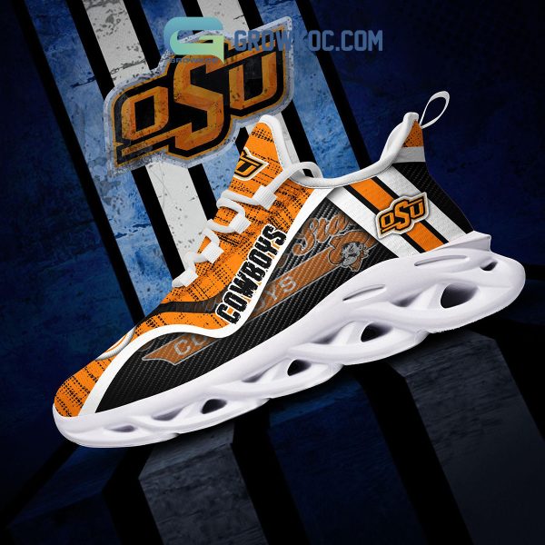 Oklahoma State Cowboys NCAA Clunky Sneakers Max Soul Shoes