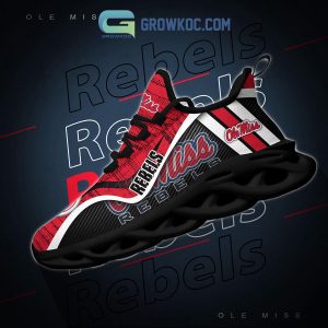 Ole Miss Rebels NCAA Clunky Sneakers Max Soul Shoes