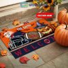 Oklahoma State Cowboys NCAA Football Welcome Halloween Personalized Doormat