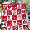 Oklahoma State Cowboys NCAA Mickey Disney Fleece Blanket Quilt