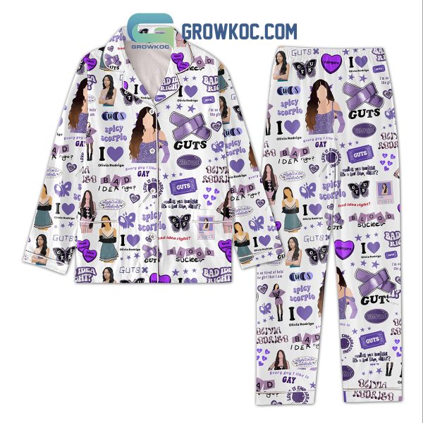 Olivia Rodrigo Seeing You Tonight It’s A Bad Idea Right Pajamas Set