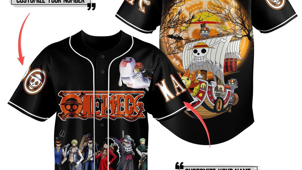 One Piece I'm Gonna Be The King Of The Pirates Personalized Baseball Jersey  - Growkoc