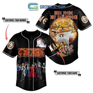 One Piece Mugiwara Pirate King Personalized Baseball Jersey